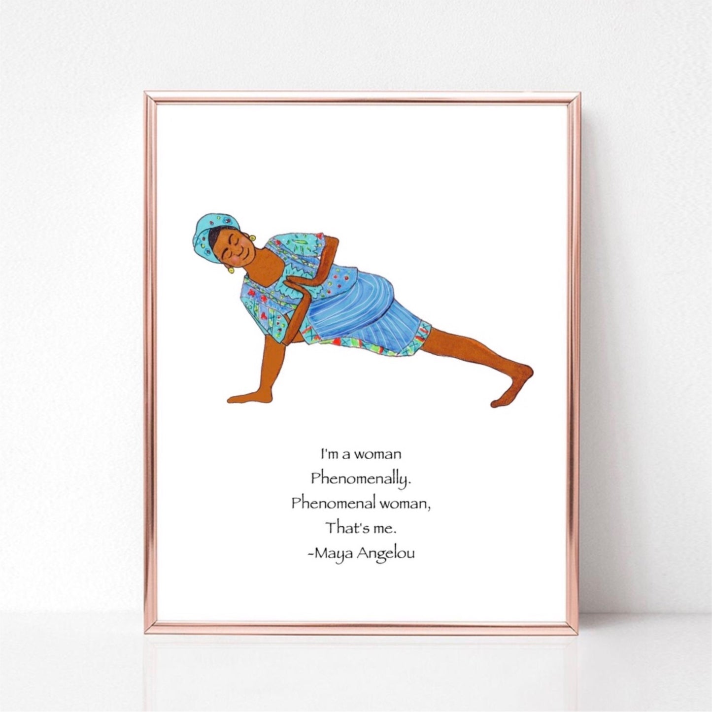 Maya Angelou - Zinnia Awakens