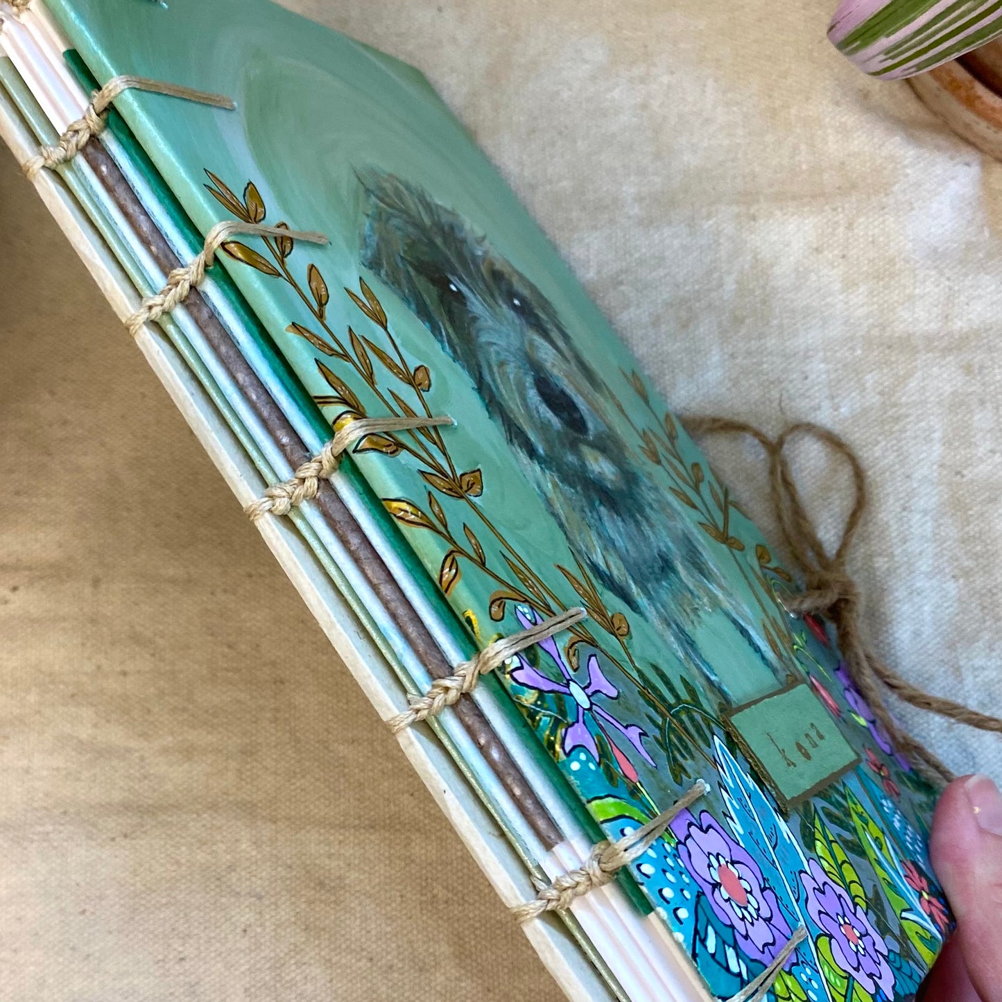 loss of a pet custom journal - Zinnia Awakens