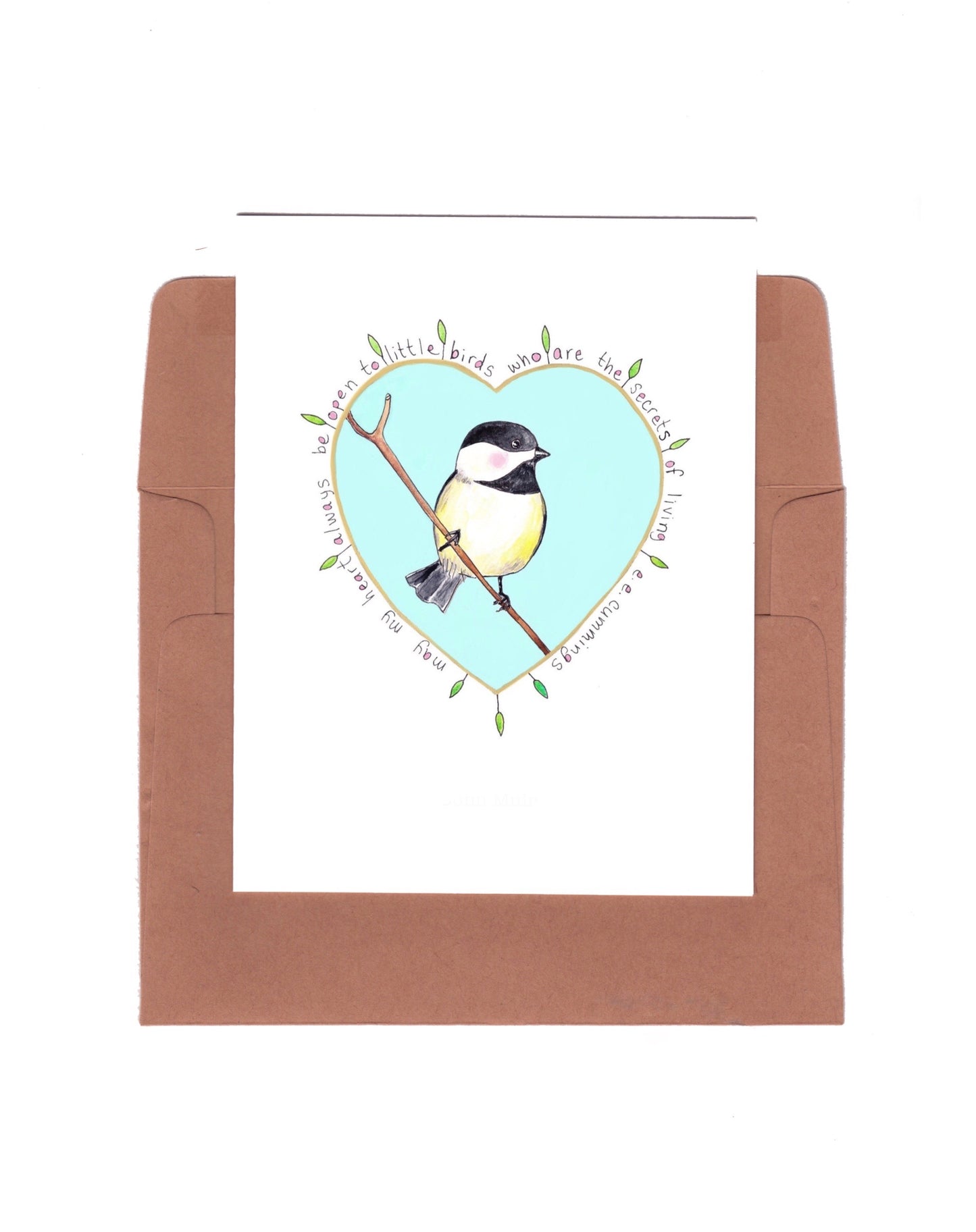 e.e. cummings Chickadee - Zinnia Awakens