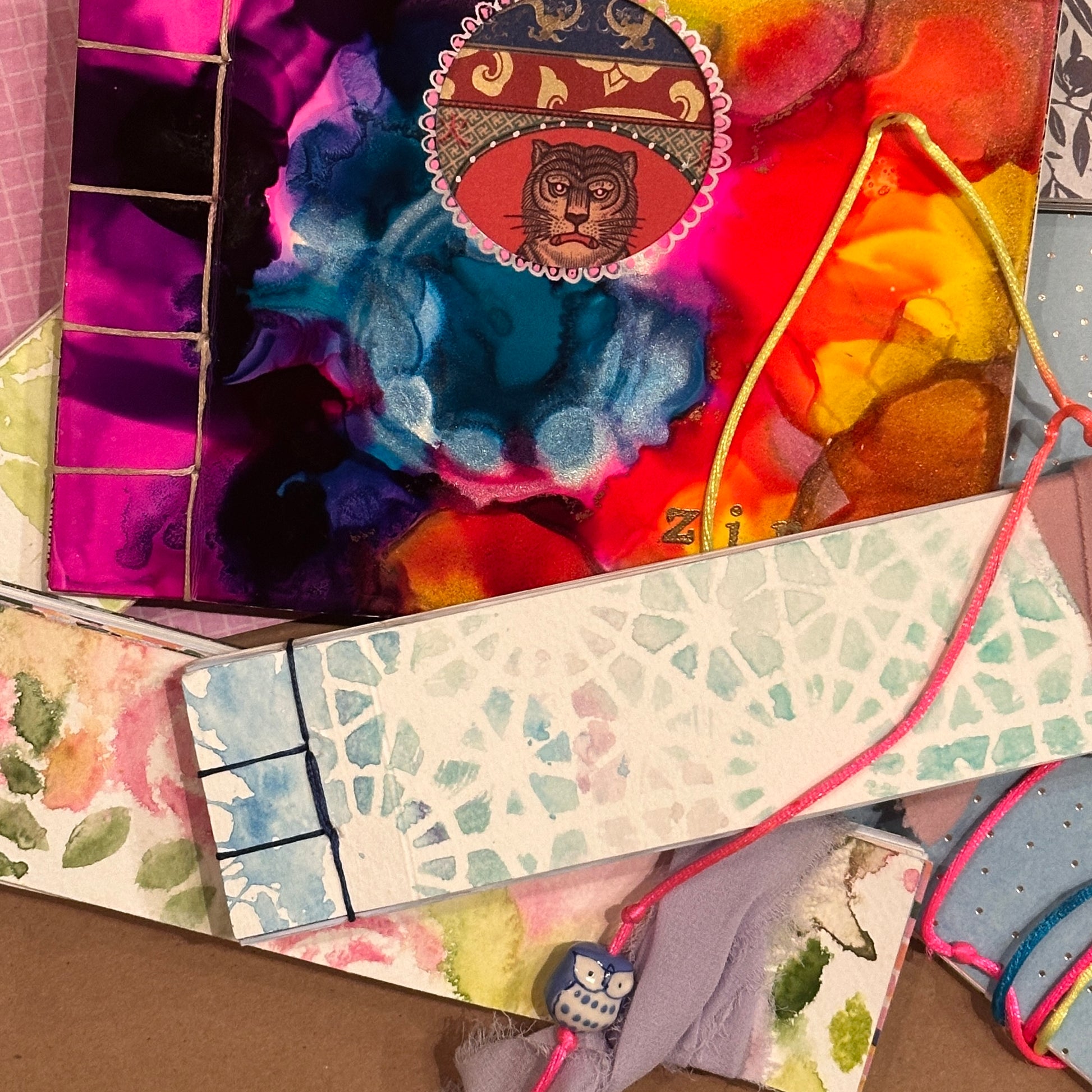 Journal Making 💜 - Zinnia Awakens