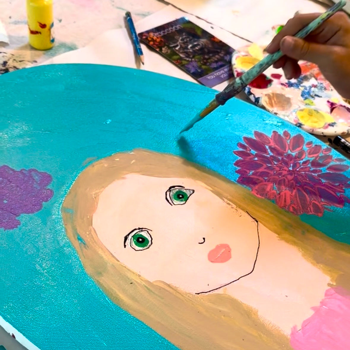Where Wonder Grows: A Week of Art Making with Zinnia - Zinnia Awakens