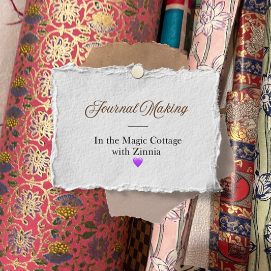 Journal Making 💜 - Zinnia Awakens