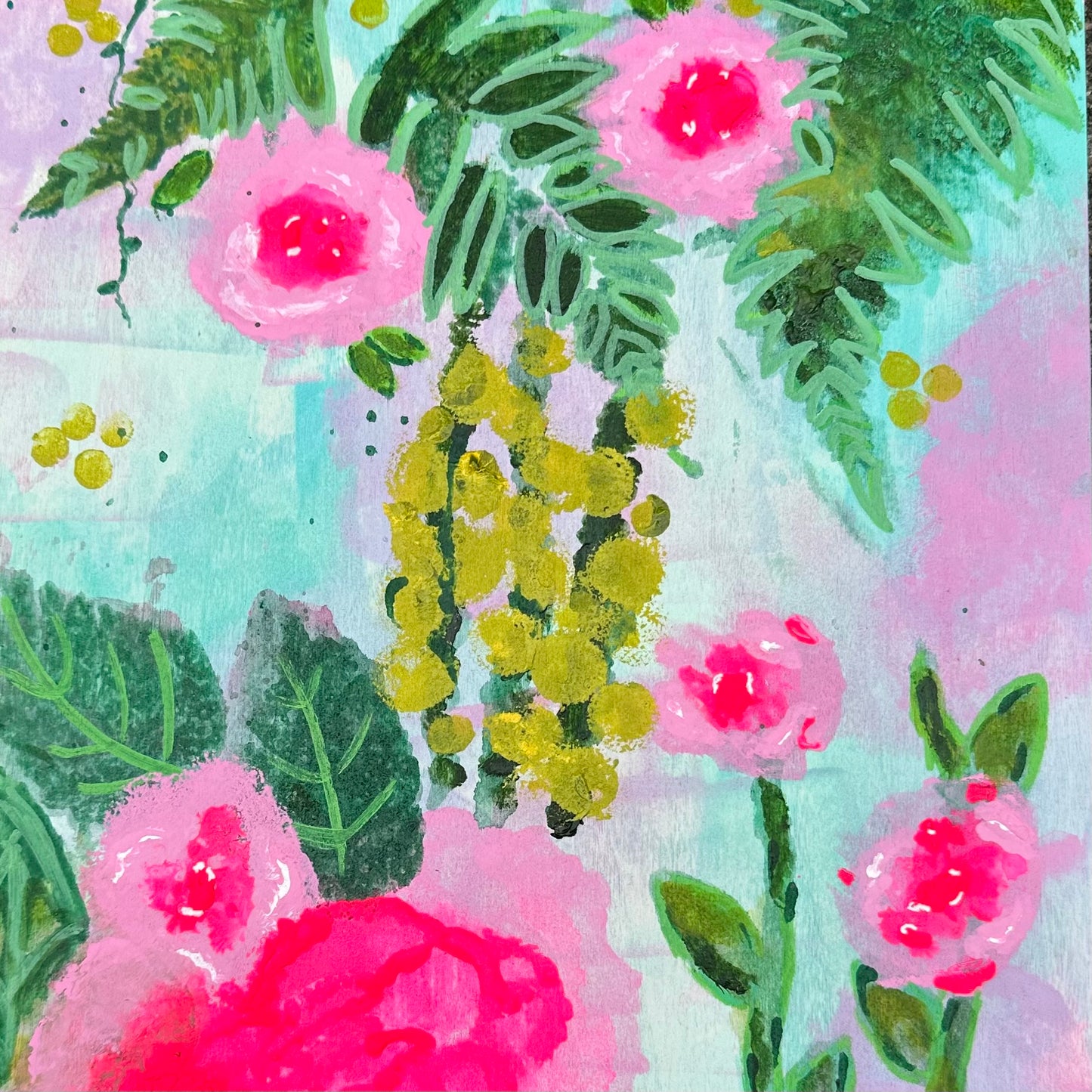 Abstract Pro-D Art Camp 💜 - Zinnia Awakens