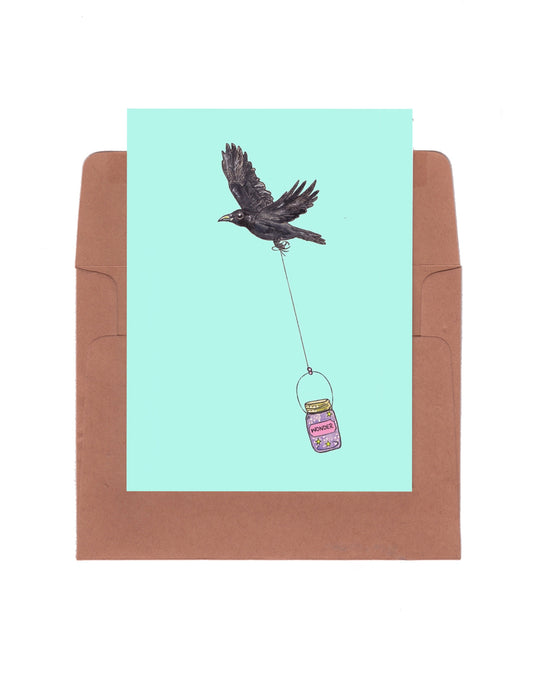 Crow Wonder card - Zinnia Awakens