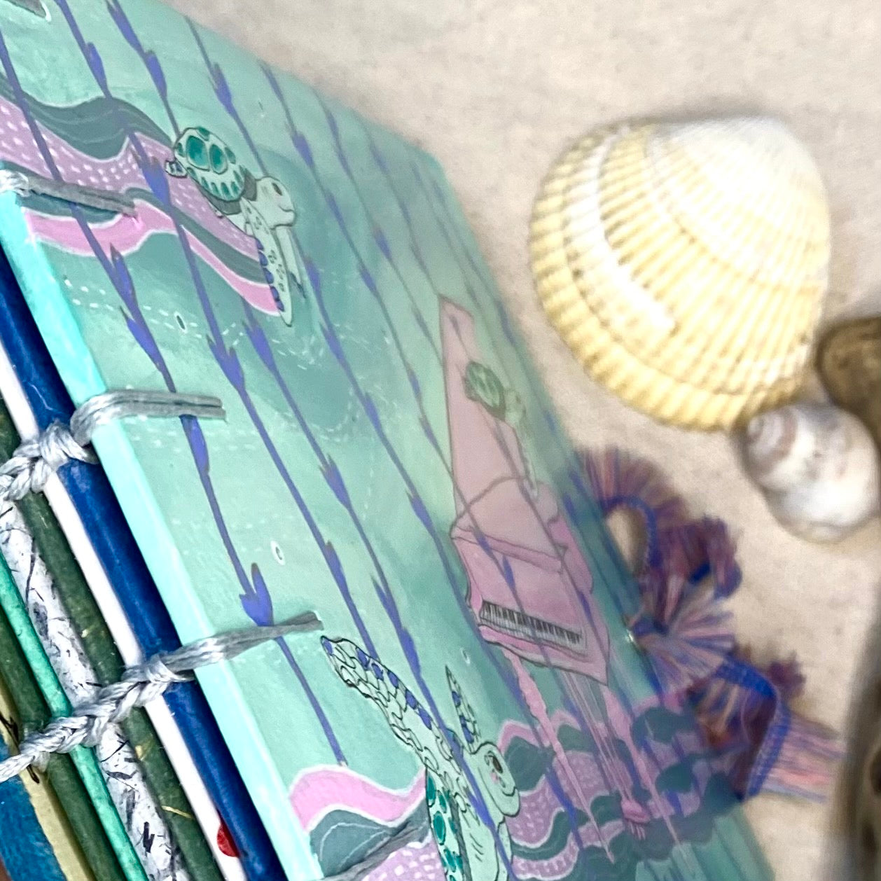 sea turtles and pink piano 💜 - Zinnia Awakens