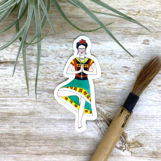 frida kahlo sticker 💜 - Zinnia Awakens