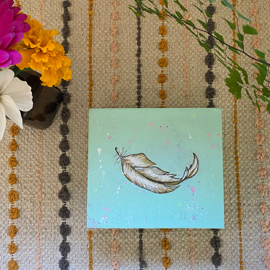 Feather Meditation Box 🪶 💜 - Zinnia Awakens