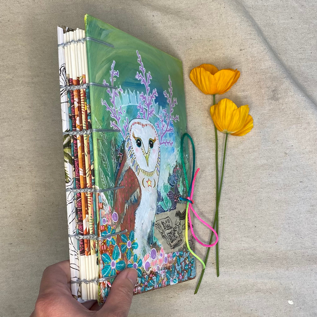 owl journal - Zinnia Awakens