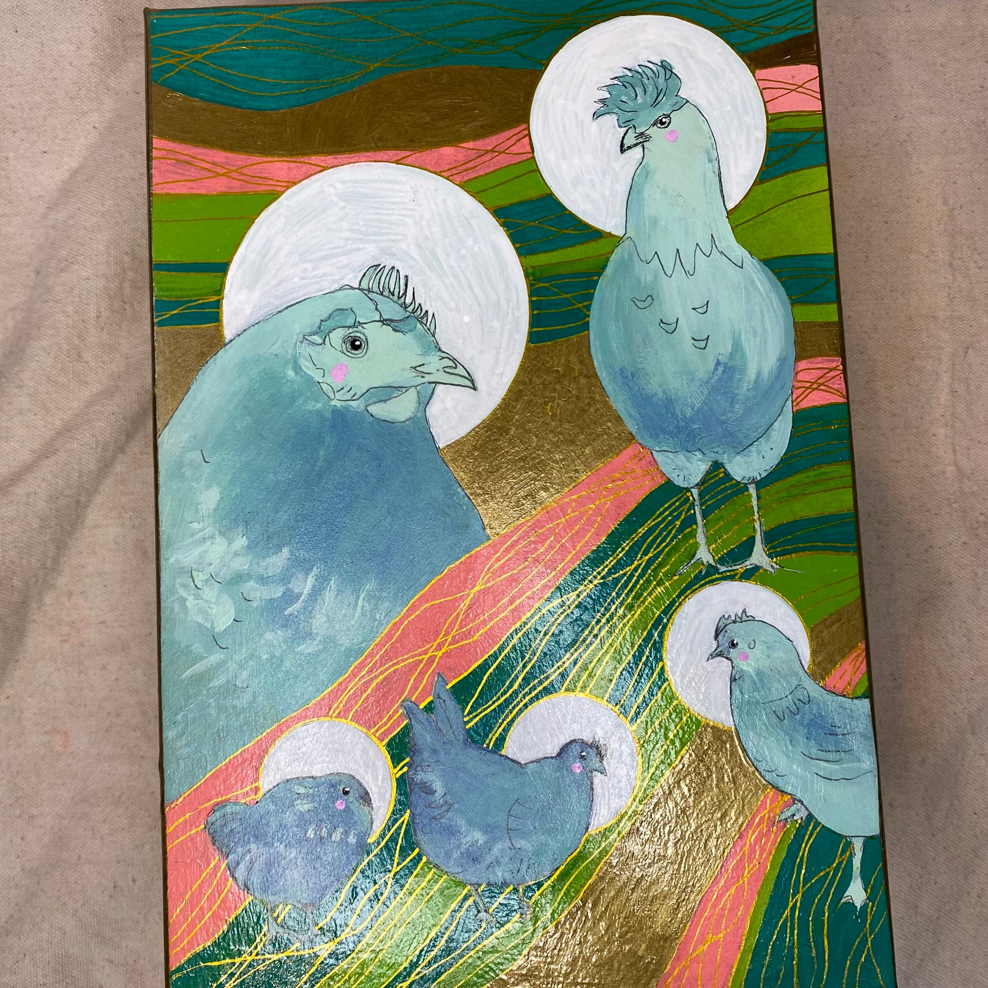 Five Chickens Box - Zinnia Awakens