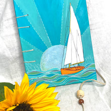 Load image into Gallery viewer, sailboat journal - Zinnia Awakens