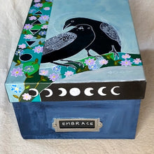 Load image into Gallery viewer, Crow Sacred Box 💜 - Zinnia Awakens