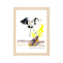 Load image into Gallery viewer, Heron Stanley Park - Zinnia Awakens